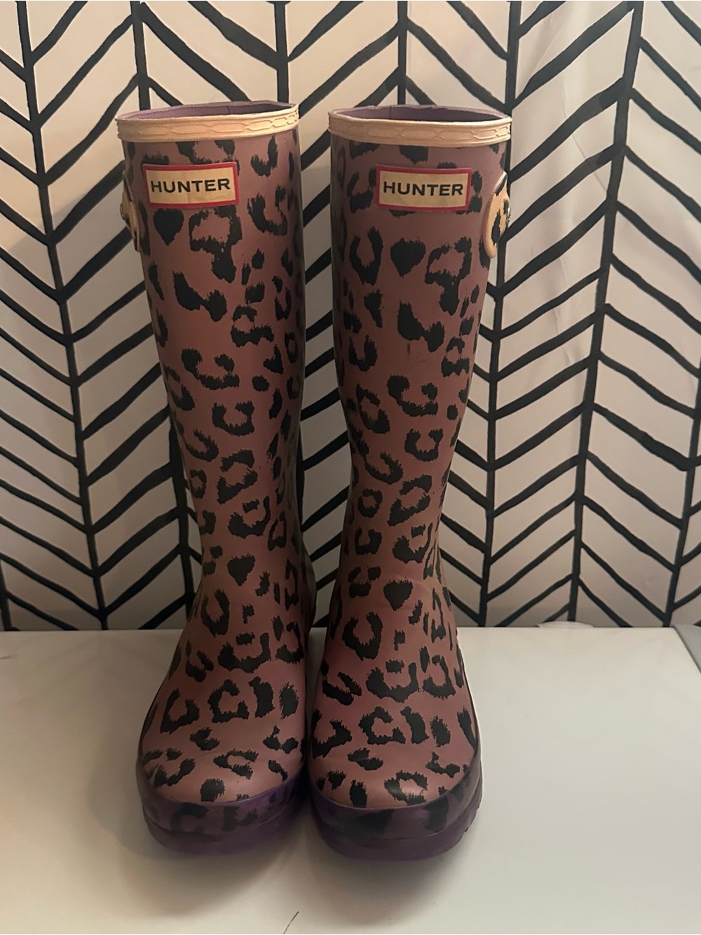 Hunter boots big kids size 3